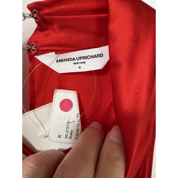 SOLD NWT SOLD SOLD Dress Red Sz Medium - Picture 4 of 7